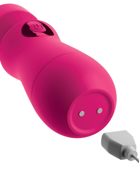 OMG Wands Enjoy Rechargeable Vibrating Wand Fuchsia