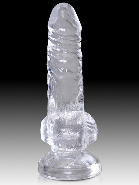 King Cock Clear 5 in. Cock with Balls