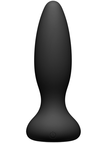 A-Play Vibe Adventurous Rechargeable Silicone Anal e Black