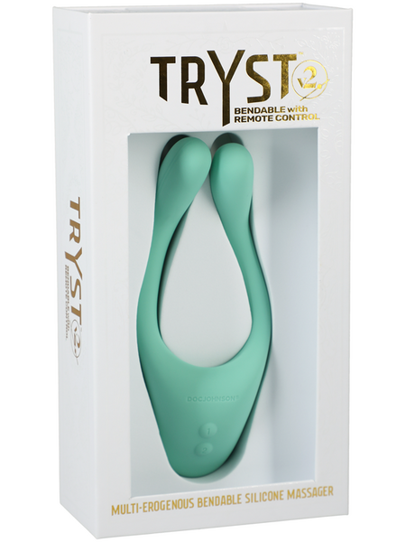 TRYST V2 Bendable Multi Erogenous Zone Massager wi te Mint