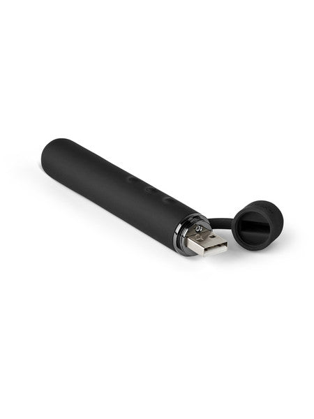 Le Wand Chrome Baton Black