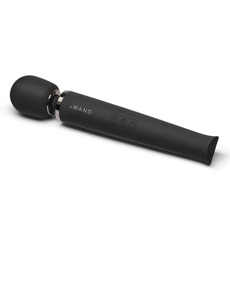 Le Wand Black Rechargeable Massager Black