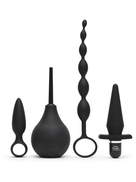 Fifty Shades of Grey Pleasure Overload Starter Anal Kit (4 piece kit)