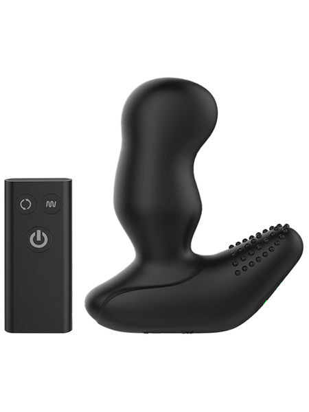 REVO EXTREME Waterproof Remote Control Rotating Prostate Massager Black