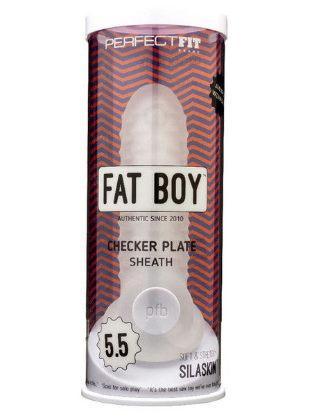 Fat Boy Checker Box Sheath 5.5 in. Clear