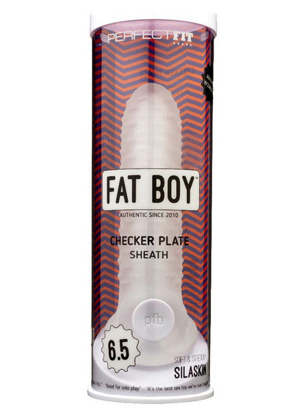 Fat Boy Checker Box Sheath 6.5 in. Clear