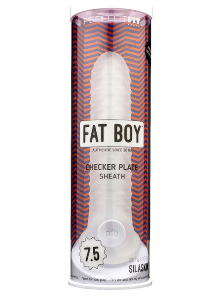 Fat Boy Checker Box Sheath 7.5 in. Clear