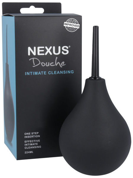 DOUCHE Anal Douche Black Non return valve