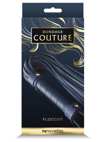 Bondage Couture Flogger Blue