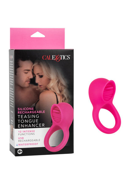 Silicone Rechargeable Teasing Tongue Enhancer