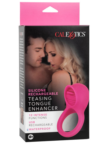 Silicone Rechargeable Teasing Tongue Enhancer