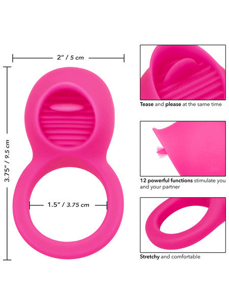 Silicone Rechargeable Teasing Tongue Enhancer