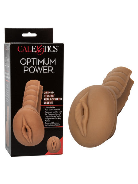 Optimum Power Grip-N-Stroke Replacement Sleeve Brown