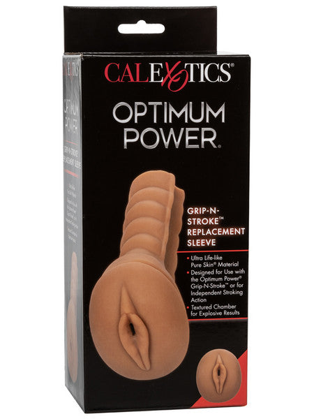 Optimum Power Grip-N-Stroke Replacement Sleeve Brown