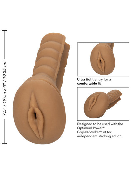 Optimum Power Grip-N-Stroke Replacement Sleeve Brown