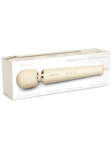 Le Wand Powerful Plug-In Vibrating Massager Cream