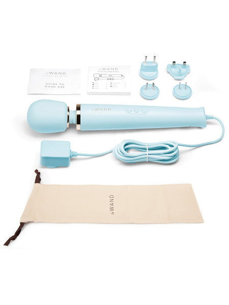 Le Wand Powerful Plug-In Vibrating Massager Sky Blue