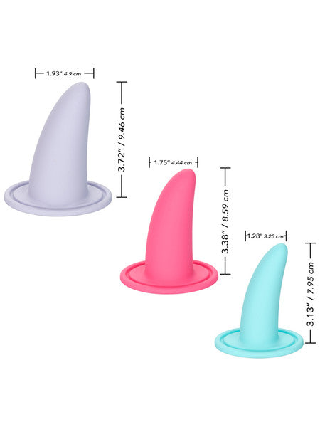 She-ology Advanced 3-Piece Wearable Vaginal Dilator Set