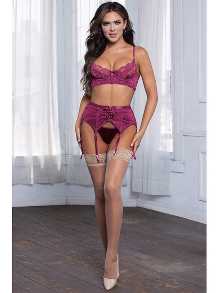 Bra Sets STM-11200-Wine-XL (H)