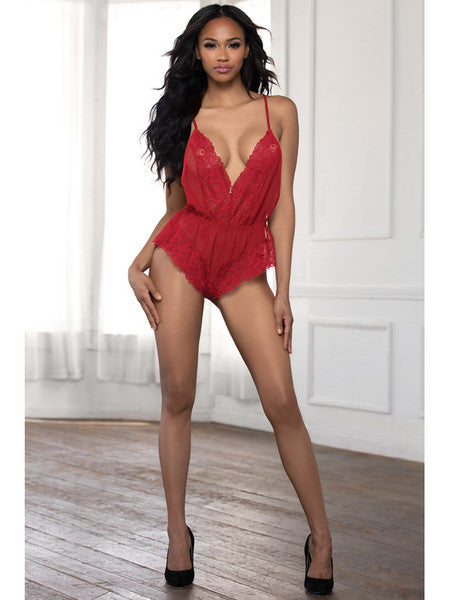 Rompers Jumpsuits STM-11189-Red-S (H)