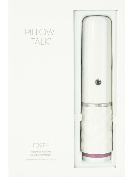 Pillow Talk Feisty Pink Trusting and Vibrating Massager