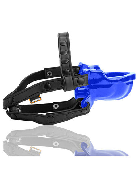 WATERSPORT strap-on gag police blue