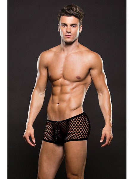 Envy Modern Fishnet Trunk Black M/L