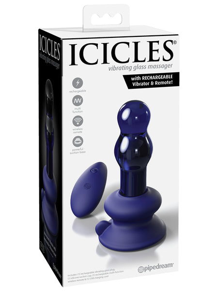 Icicles No 83 with Rechargeable Vibrator and Remote