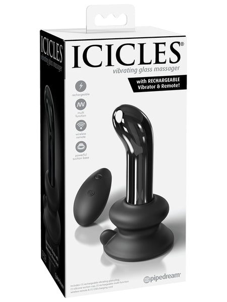 Icicles No 84 with Rechargeable Vibrator and Remote