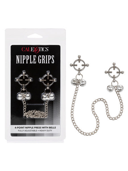 Nipple Grips 4-Point Nipple Press with Bells