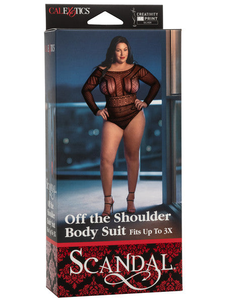 Scandal Plus Size Off the Shoulder Body Suit