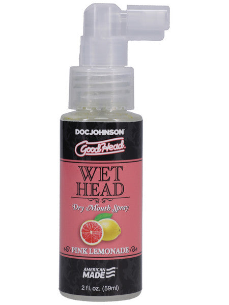 GoodHead Wet Head Dry Mouth Spray Pink Lemonade 2 fl. oz 59ml