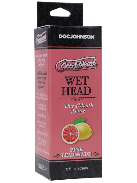 GoodHead Wet Head Dry Mouth Spray Pink Lemonade 2 fl. oz 59ml