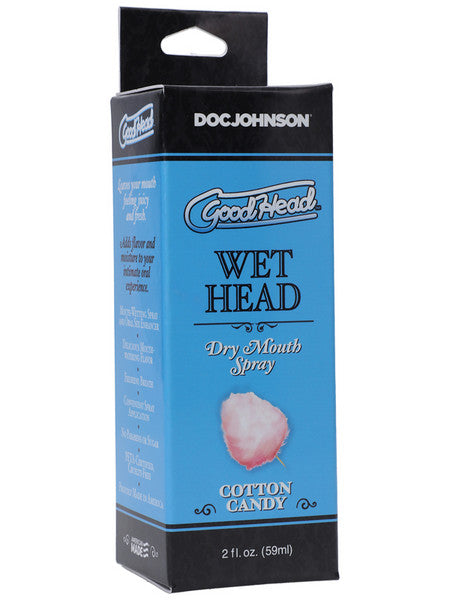 GoodHead Wet Head Dry Mouth Spray Cotton Candy 2 fl. oz 59ml