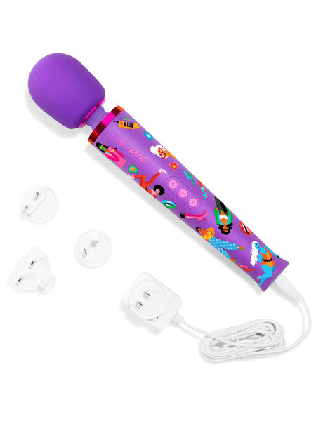 Le Wand Feel My Power Jade Purple Brown Special Edition Wand Massager