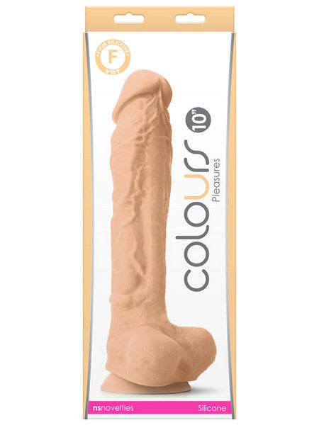 Colours Pleasures 10 in. Dildo White