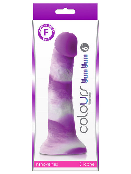 Colours Pleasures Yum Yum 6 in. Dildo Purple