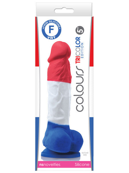 Colours Pleasures Tricolor 5 in. Dildo