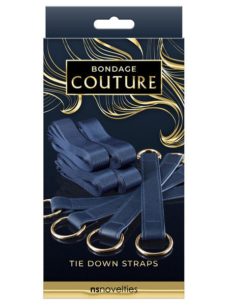 Bondage Couture Tie Down Straps Blue
