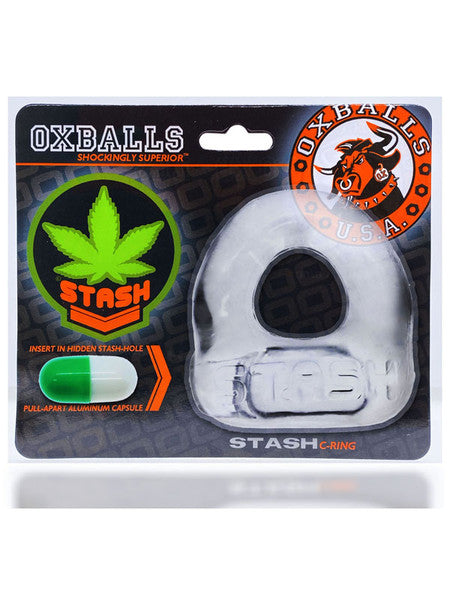Stash Cockring with Capsul Insert Clear