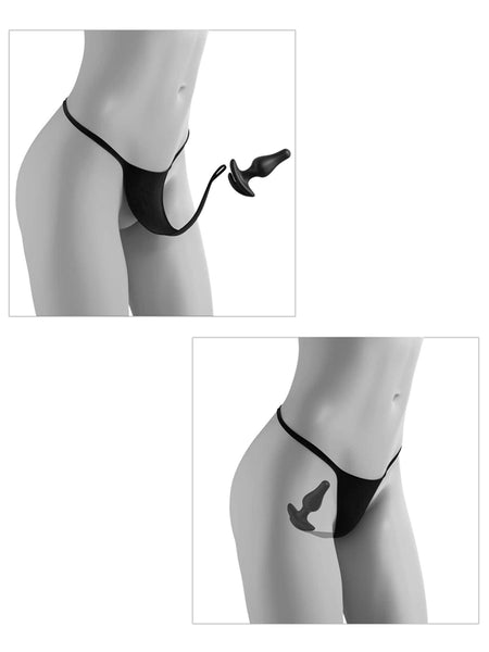 Hookup Crotchless Love Garter - Fits Size S-L