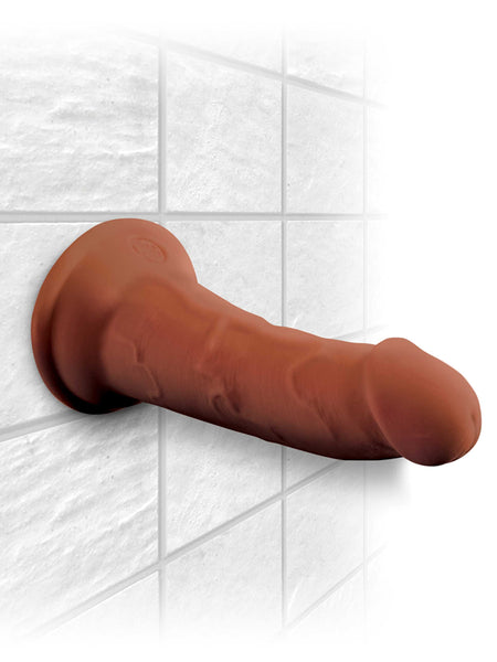 King Cock Plus 6 in. Triple Density Cock Brown