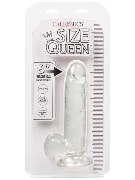 Size Queen 6 in./15.25 CM Clear