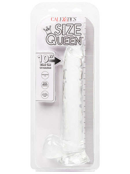 Size Queen 10 in./25.5 CM Clear