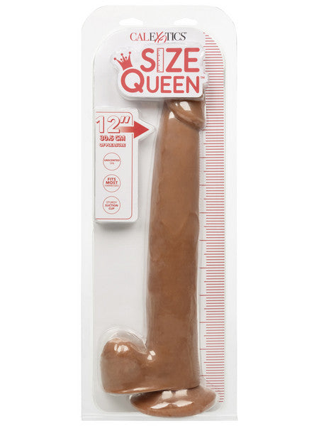 Size Queen 12 in./30.5 CM Brown