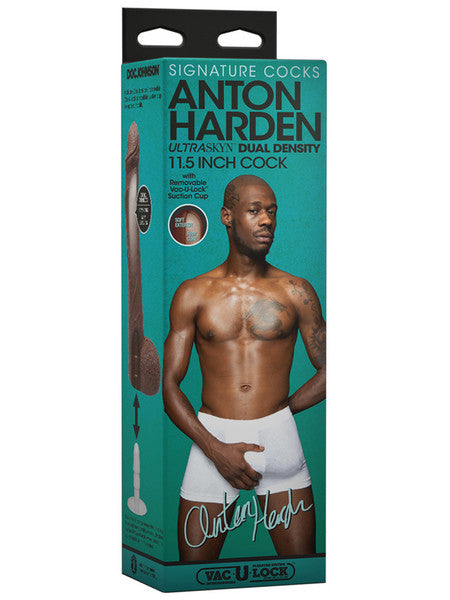 Signature Cocks Anton Harden 11 Inch ULTRASKYN Cock with Removable Vac-U-Lock Suction Cup