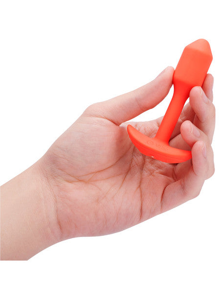 b-Vibe Vibrating Snug Plug Small Orange (size 1)