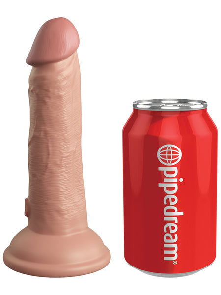 King Cock Elite 6 in. Silicone Dual Density Cock Light