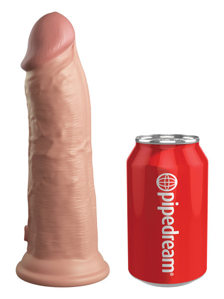 King Cock Elite 8 in. Silicone Dual Density Cock Light
