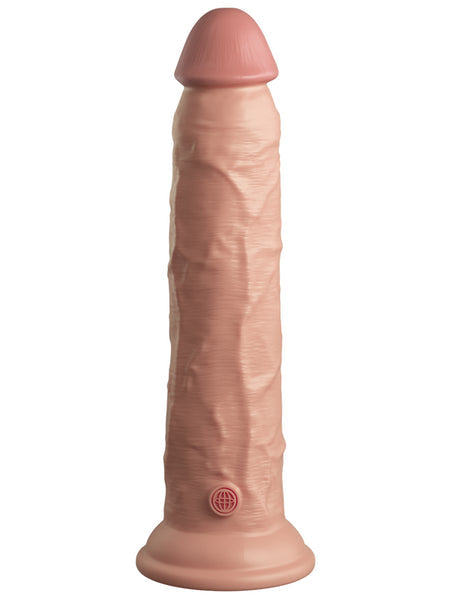 King Cock Elite 9 in. Silicone Dual Density Cock Light